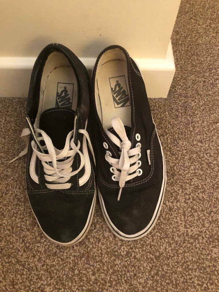 white vans size 7.5